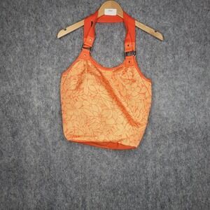 Sunny Hawaii  Purse Bag Orange Floral‎ Print Tote Bag Beach Vacation Resort